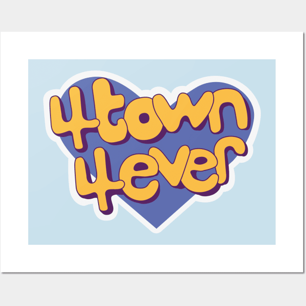 4*TOWN sticker from music video Wall Art by HoneyLiss